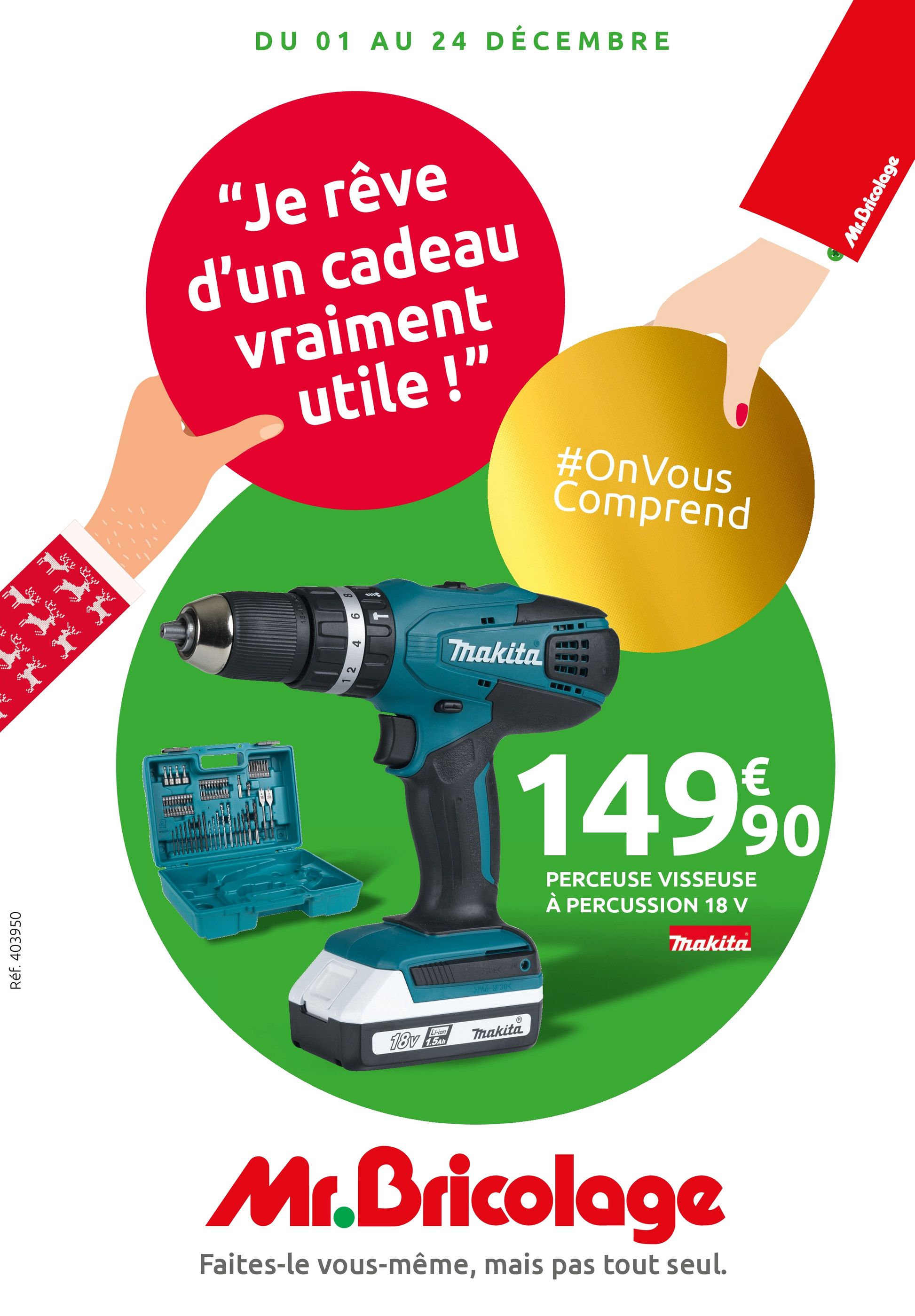 Catalogue Mr Bricolage à Passy, avec 24 pages Prospectus Mr Bricolage à Passy, "Je rêve d'un cadeau vraiment utile !", 24 pages, 01/12/2021 - 24/12/2021