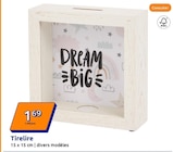 Tirelire en promo chez Action Boulogne-Billancourt à 1,69 €