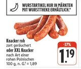 Aktuelle Mettwurst Angebote bei EDEKA in Dresden Aktuelles Knacker roh Angebot bei EDEKA in Dresden ab 1,19 €
