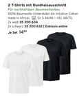 2 T-Shirts mit Rundhalsausschnitt Angebote bei Tchibo im Supermarkt Offenbach für 14,99 €