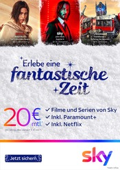 Fernseher im Sky Prospekt in Wiesbaden Aktueller Sky Prospekt mit Fernseher, "Erlebe eine fantastische Zeit", Seite 1