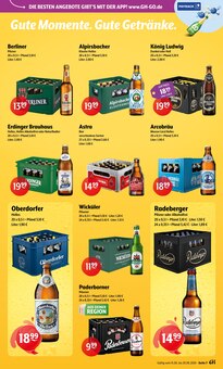 Bier im aktuellen Getränke Hoffmann Prospekt (Detmold) Bier im Getränke Hoffmann Prospekt "Aktuelle Angebote" mit 9 Seiten (Detmold)