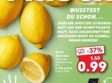 Kaufland Donauwörth - Spanische Zitronen Angebot im Prospekt Spanische Zitronen bei Kaufland im Donauwörth Prospekt für 0,99 €
