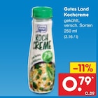 Kochcreme Angebote von Gutes Land bei Netto Marken-Discount Bremen für 0,79 €