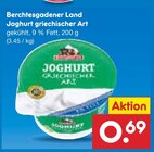 Joghurt griechischer Art im Angebot bei Netto Marken-Discount in Straubing Joghurt griechischer Art Angebote von Berchtesgadener Land bei Netto Marken-Discount Straubing für 0,69 €
