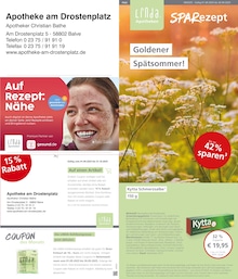 Apotheken Prospekt von LINDA Premiumapotheke in Balve Aktueller LINDA Premiumapotheke Apotheken Prospekt für Balve: Aktuelle Angebote mit 3} Seiten, 01.09.2025 - 30.09.2025