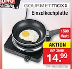 Einzelkochplatte im Angebot bei Zimmermann in Wiesbaden Einzelkochplatte Angebote von GOURMETmaxx bei Zimmermann Wiesbaden für 14,99 €