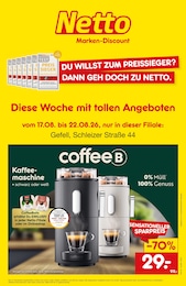 Netto Marken-Discount Prospekt "Diese Woche mit tollen Angeboten", 2 Seiten, 17.08.2026 - 17.08.2026 Aktueller Netto Marken-Discount Prospekt, "Diese Woche mit tollen Angeboten", mit Angeboten der Woche, gültig von 17.08.2026 bis 17.08.2026