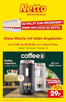 Aktueller Netto Marken-Discount Prospekt (Gefell) Netto Marken-Discount Prospekt "Diese Woche mit tollen Angeboten" mit Seiten (Gefell)