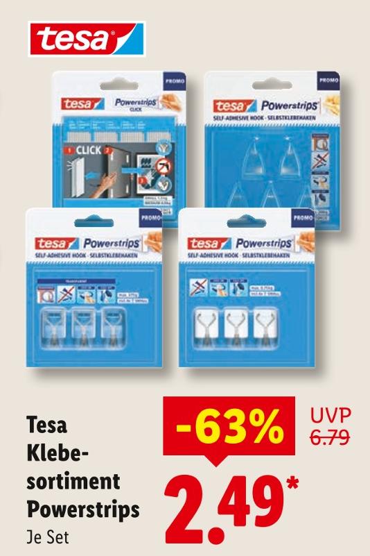 Klebesortiment Powerstrips