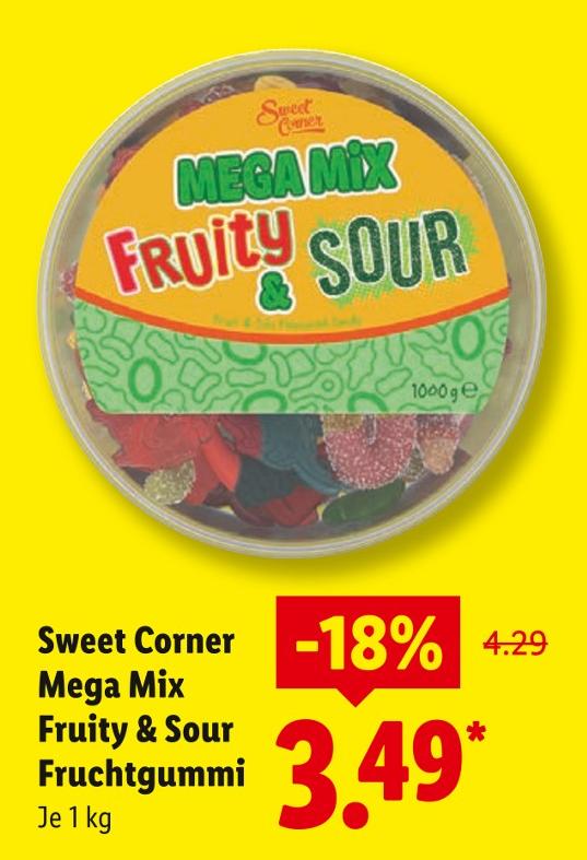 Mega Mix Fruity & Sour Fruchtgummi