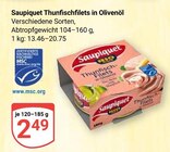 Thunfischfilets in Olivenöl Angebote von Saupiquet bei GLOBUS Erlangen für 2,49 €