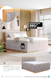 Kabs Bett im Prospekt 