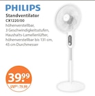 Standventilator CX1220/00 von Philips im aktuellen V-Markt Prospekt für 39,99 €