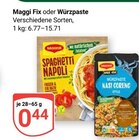Fix im Angebot bei GLOBUS in Kerpen Fix Angebote von Maggi bei GLOBUS Kerpen für 0,44 €