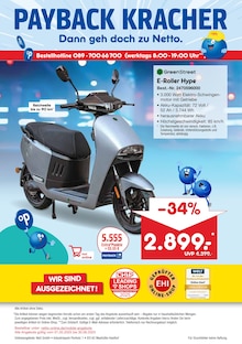Motorroller Angebot im Netto Marken-Discount Prospekt, gültig von 01.05.2025 bis 30.06.2025 Motorroller Angebot im aktuellen Netto Marken-Discount Prospekt auf Seite 12