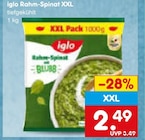 Rahm-Spinat XXL von iglo für 2,49 € bei Netto Marken-Discount im Angebot Rahm-Spinat XXL von iglo im aktuellen Netto Marken-Discount Prospekt