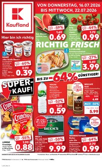 Volvic im Kaufland Prospekt "Hier bin ich richtig" mit 65 Seiten (Lahr (Schwarzwald))