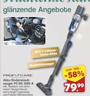 famila Nordwest Vechta - Akku-Bodenstaubsauger PC-BS 3085 A Angebot im Prospekt Akku-Bodenstaubsauger PC-BS 3085 A bei famila Nordwest im Vechta Prospekt für 79,99 €