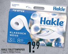 EDEKA Oberhausen - TOILETTENPAPIER TOILETTENPAPIER Angebot bei EDEKA Oberhausen im Prospekt "Frische zum Greifen nah "