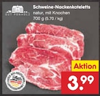 Aktuelle Schweinefleisch Angebote bei Netto Marken-Discount in Moers Aktuelles Schweine-Nackenkoteletts Angebot bei Netto Marken-Discount in Moers ab 3,99 €
