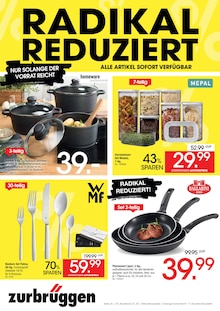 Zurbrüggen Prospekt "RADIKAL REDUZIERT" mit  Seiten (Unna)
