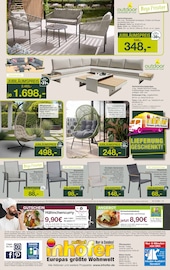 Aktueller Möbel Inhofer Prospekt mit Gartenstühle, "ALLES IM GRÜNEN BEREICH", Seite 12
