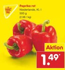 Paprika rot im Angebot bei Netto Marken-Discount in Altenburg Paprika rot Angebote von Markttag bei Netto Marken-Discount Altenburg für 1,49 €