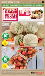 Prix et réduction Fraises dans le prospectus Intermarché en cours Offre Fraises dans le catalogue Intermarché du moment à la page 5