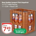 Isosport Pink Grapefruit von Berg Quellen im aktuellen GLOBUS Prospekt