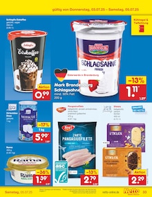 Sahne Angebot im Netto Marken-Discount Prospekt, gültig von 30.06.2025 bis 05.07.2025 Sahne Angebot im aktuellen Netto Marken-Discount Prospekt auf Seite 39