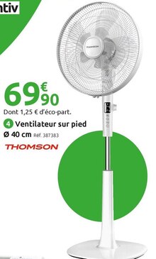 Mr Bricolage Saint-Lambert-la-Potherie - Ventilateur sur pied Promo Ventilateur sur pied dans le catalogue Mr Bricolage "Offrez un coup de neuf à votre intérieur." à Saint-Lambert-la-Potherie