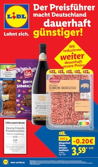 Lidl Prospekt Der Preisführer macht Deutschland dauerhaft günstiger! mit 34 Seiten