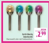 Solarleuchte Warmweiß Angebote von Gut & Günstig bei Marktkauf Altenburg für 2,99 €