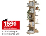 Bibliothèque destructurée Elio en promo chez But Bibliothèque destructurée Elio dans le catalogue But