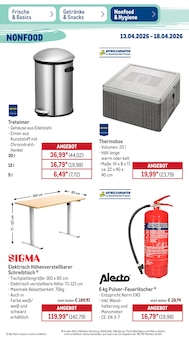 Mülleimer im METRO Prospekt "Wochenangebote" mit 51 Seiten (Essen)
