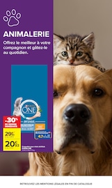 Promos Purina One dans le catalogue "LE MOIS DES SUPPORTERS" de Carrefour Purina One en promo dans le catalogue Carrefour à la page 58