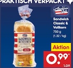 Sandwich Classic & Vollkorn Angebote von American Style bei Netto Marken-Discount Solingen für 0,99 €