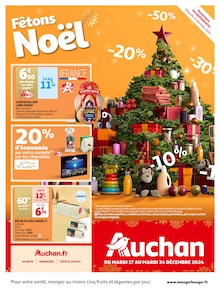 Prospectus Auchan Hypermarché en cours, "Fêtons Noël", page 1 sur 48