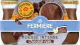MOUSSE INTENSE AU CHOCOLAT NOIR LA FERMIÈRE - LA FERMIERE en promo chez Auchan Hypermarché MOUSSE INTENSE AU CHOCOLAT NOIR LA FERMIÈRE - LA FERMIERE dans le catalogue Auchan Hypermarché