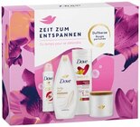 Geschenkset Zeit zum Entspannen von Dove für 12,79 € bei REWE im Angebot Geschenkset Zeit zum Entspannen von Dove im aktuellen REWE Prospekt