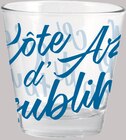 Gobelet verre côte d'azur - Intermarché Hyper à Bordeaux Gobelet verre côte d'azur en promo chez Intermarché Hyper Bordeaux à 1,89 €