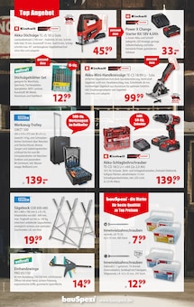 Bohrmaschine im aktuellen bauSpezi Prospekt (Heilbronn) Bohrmaschine im bauSpezi Prospekt "Aktuelle Angebote!" mit 4 Seiten (Heilbronn)