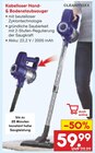 Kabelloser Hand- & Bodenstaubsauger im Angebot bei Netto Marken-Discount in Tübingen Kabelloser Hand- & Bodenstaubsauger Angebote von CLEANmaxx bei Netto Marken-Discount Tübingen für 59,99 €