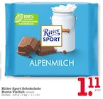 Schokolade im Angebot bei E center in Ettlingen Schokolade Angebote von Ritter Sport bei E center Ettlingen für 1,11 €