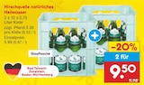 natürliches Heilwasser Angebote von Hirschquelle bei Netto Marken-Discount Bruchsal für 9,50 €