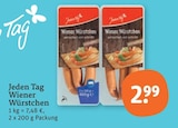 Wiener Würstchen Angebote von Jeden Tag bei tegut Mannheim für 2,99 €