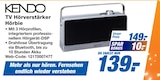 expert Oschatz - TV Hörverstärker Hörbie Angebot im Prospekt TV Hörverstärker Hörbie bei expert im Oschatz Prospekt für 139,00 €