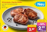 Aktuelles Wintersteaks „Paprika Pfeffer“ Angebot bei Netto Marken-Discount in Jena ab 2,99 €