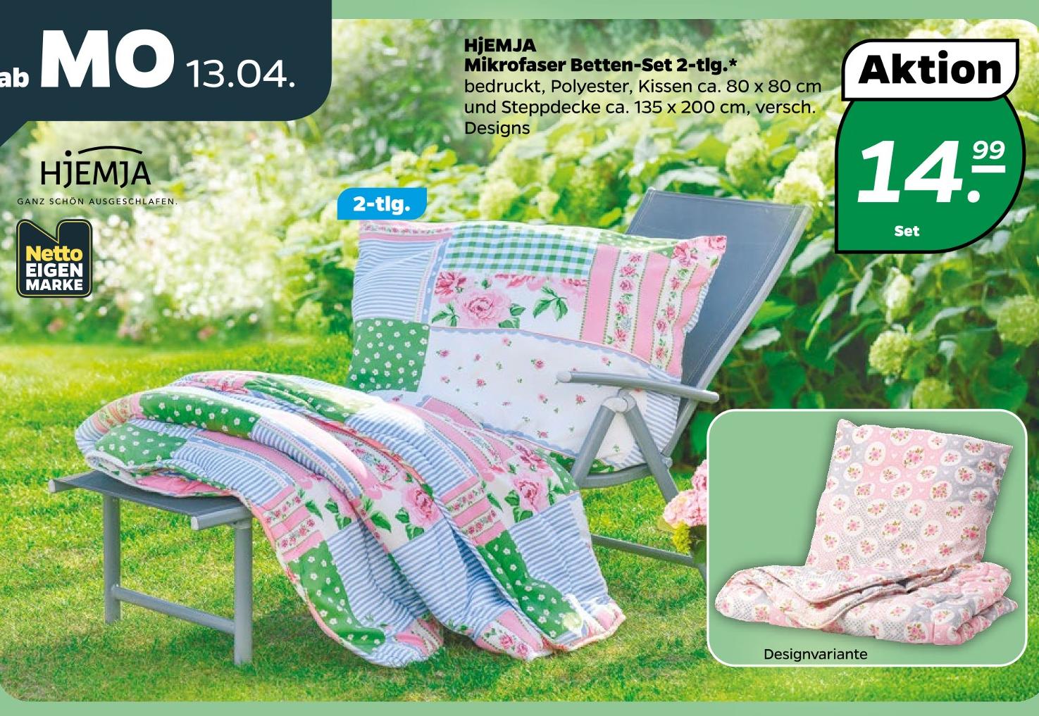 Mikrofaser Betten-Set 2-tlg.